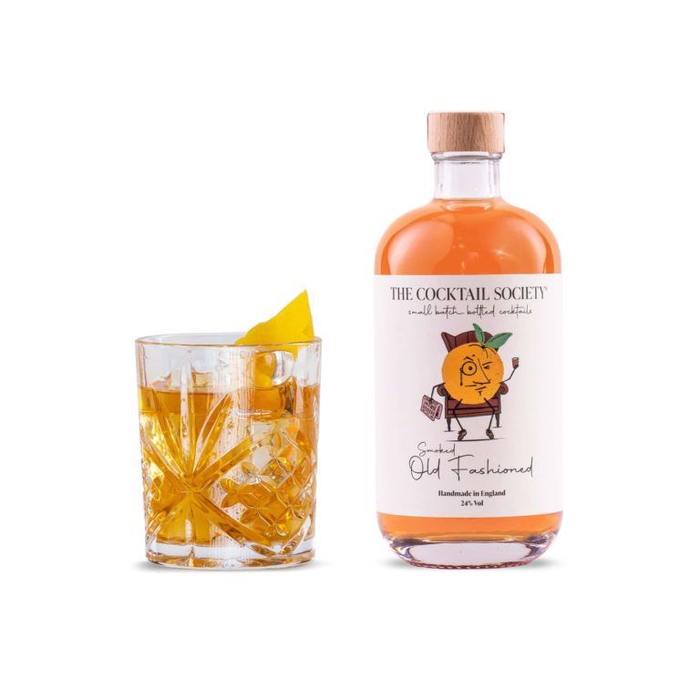 The Cocktail Society Smoked Old Fashioned Premixed 500ml Bottled Cocktail
