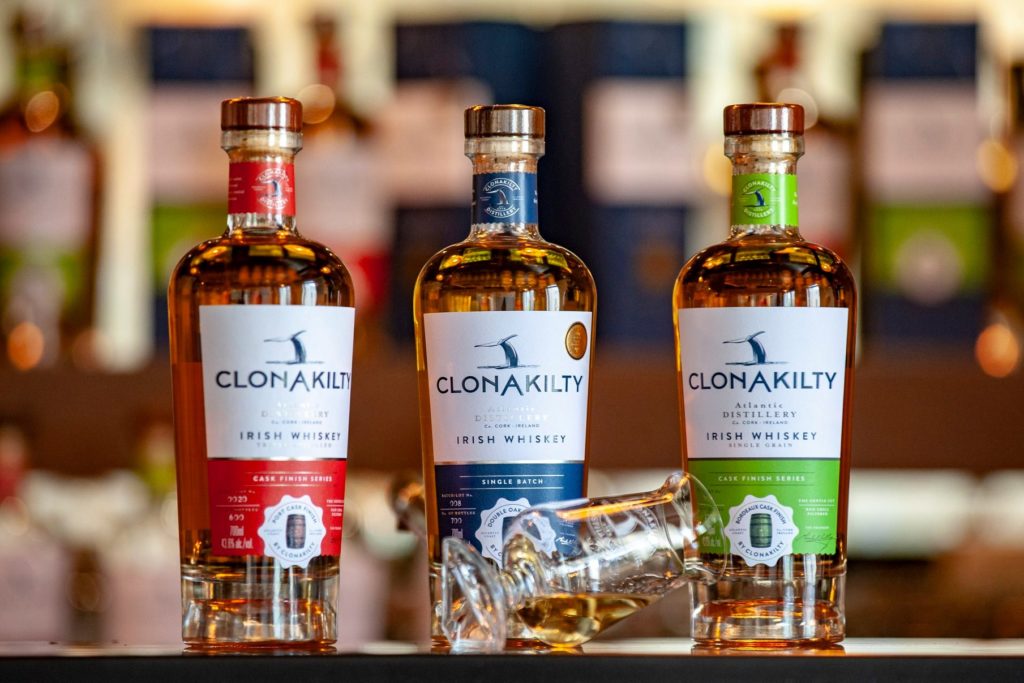 Three of Clonakilty's best Irish Whiskey brands