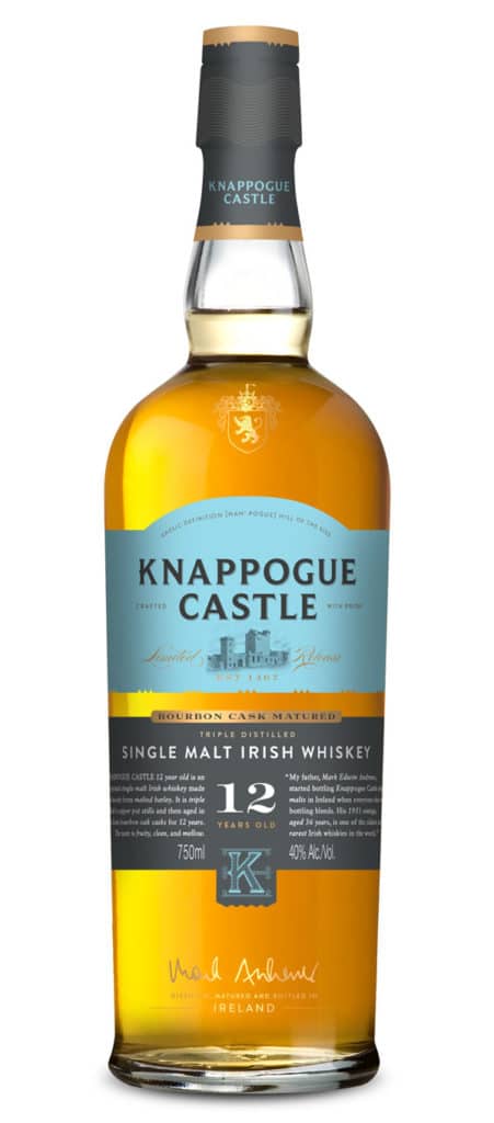 Knappogue Castle 12 Year Old Single Malt Irish Whiskey