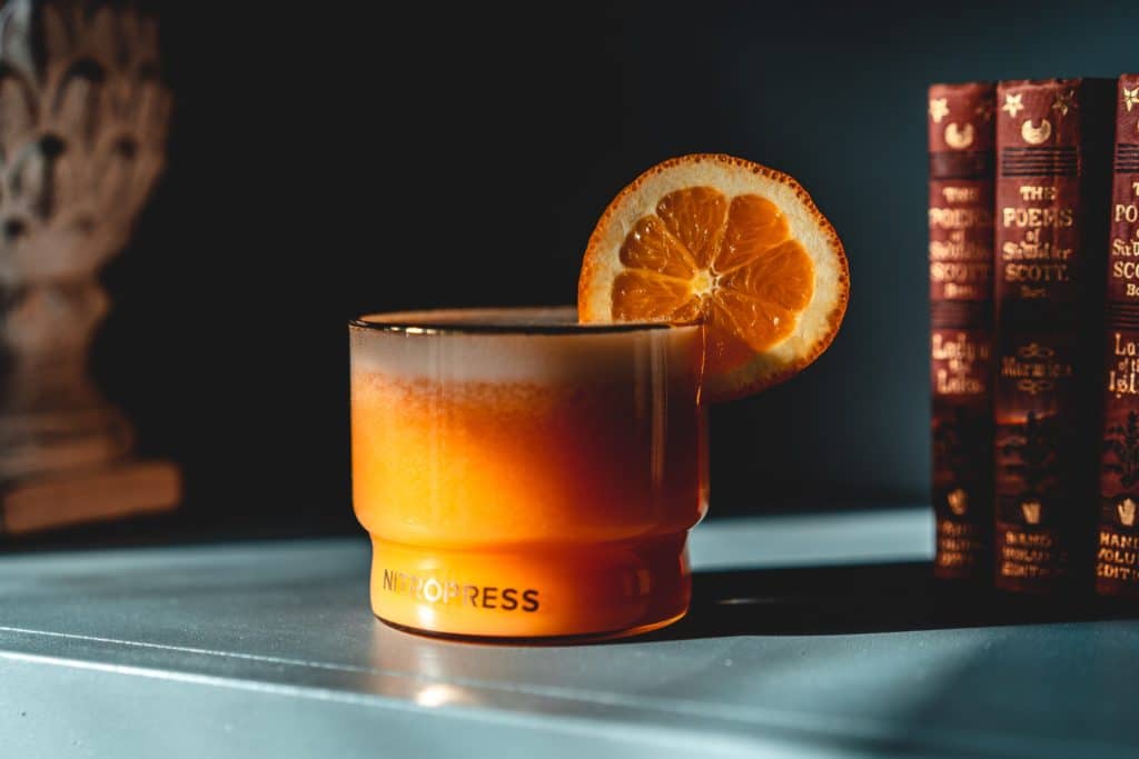 Rum Sunset Cocktail