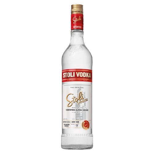 Stoli Vodka Bottle